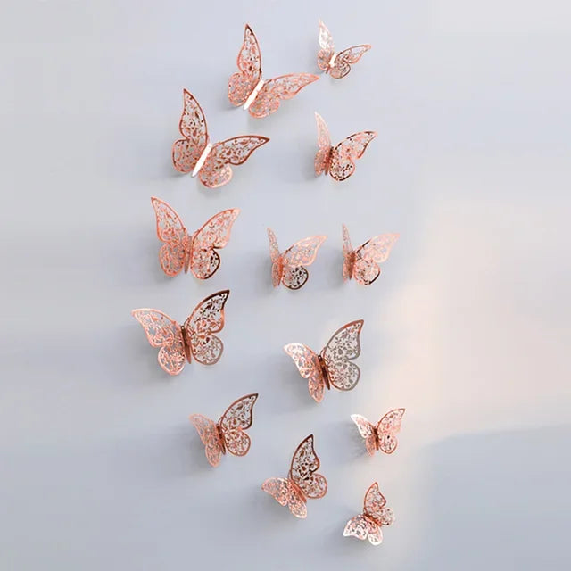 3D Butterfly Wall Decals