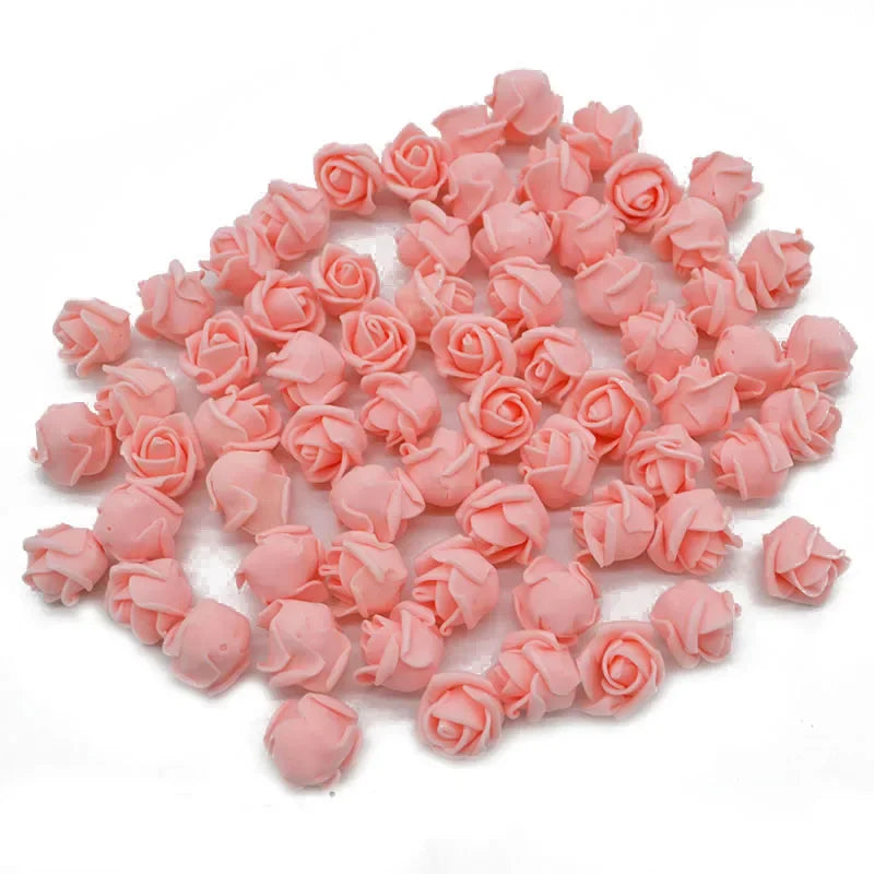 50pcs 2cm Mini Roses