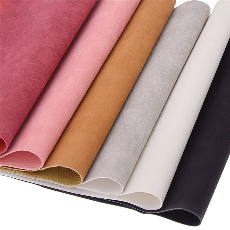 Faux Suede Leather Fabric - Waterproof Sewing Material