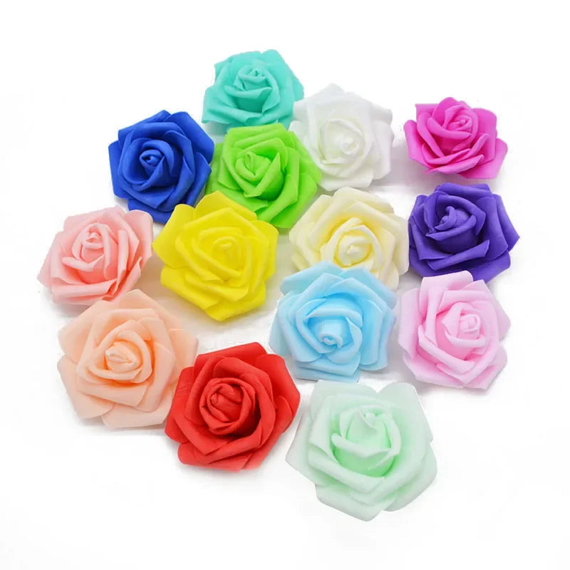 20Pcs 6cm Big PE Foam Roses