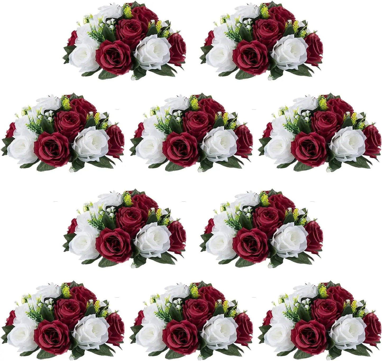 10Pcs 9.5 inch Diameter Flower Ball