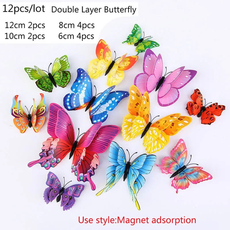 Multicolor Butterflies Wall Sticker