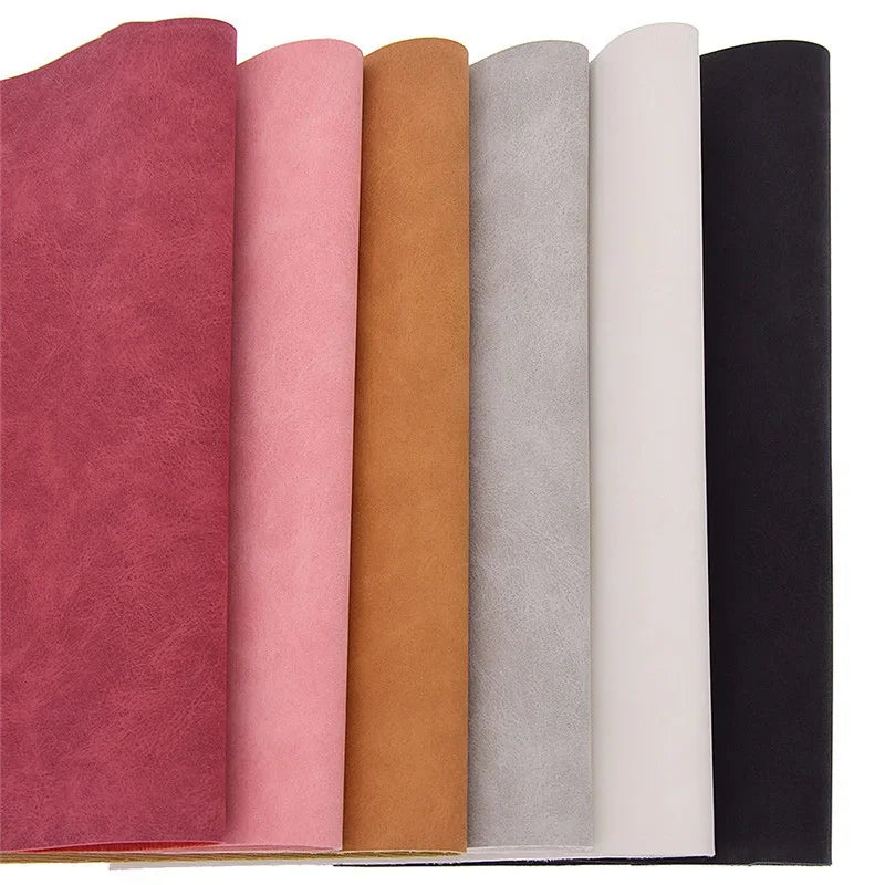 Faux Suede Leather Fabric - Waterproof Sewing Material