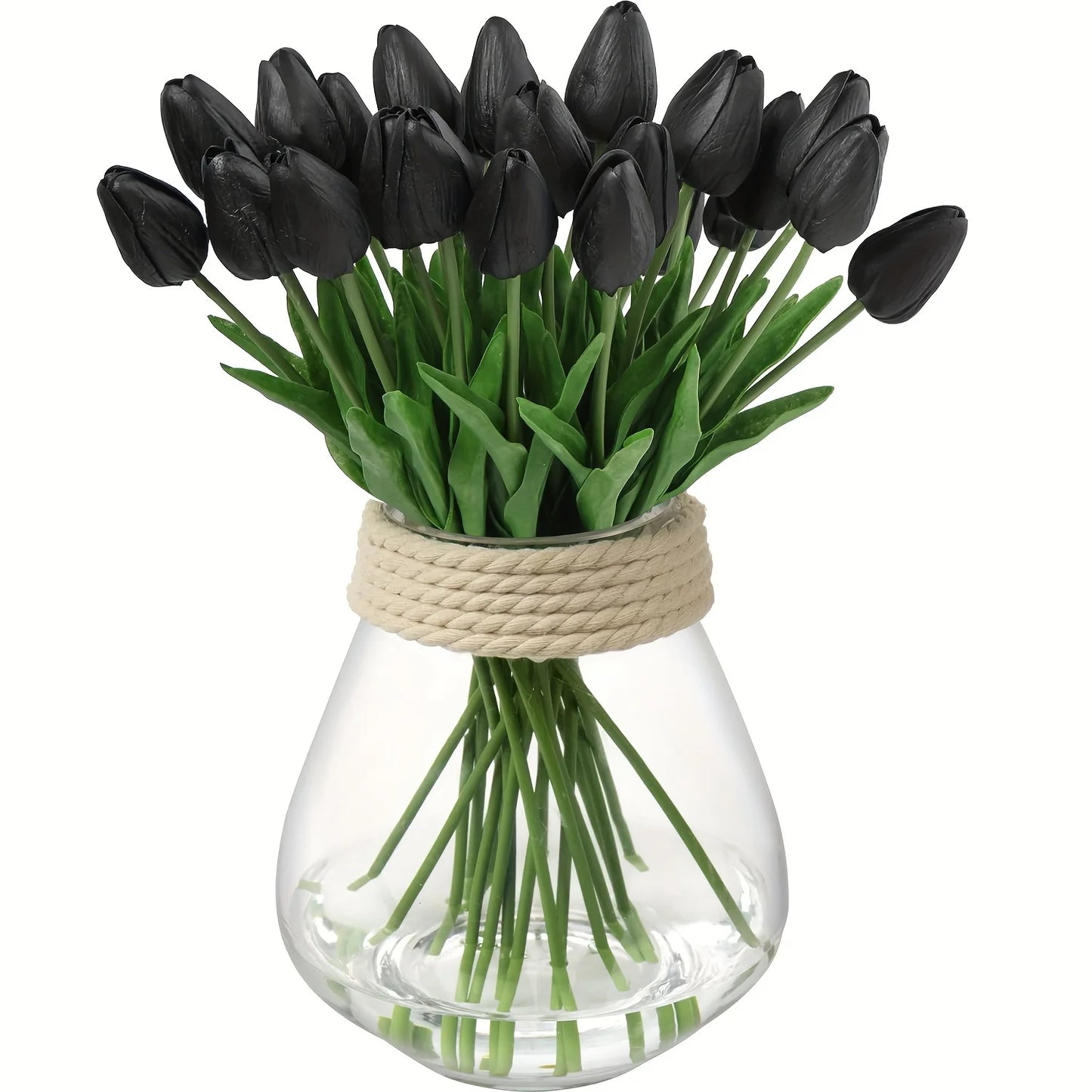 20pcs Black Tulips