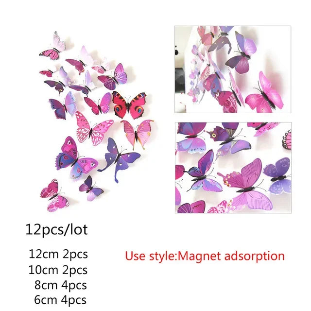 Multicolor Butterflies Wall Sticker