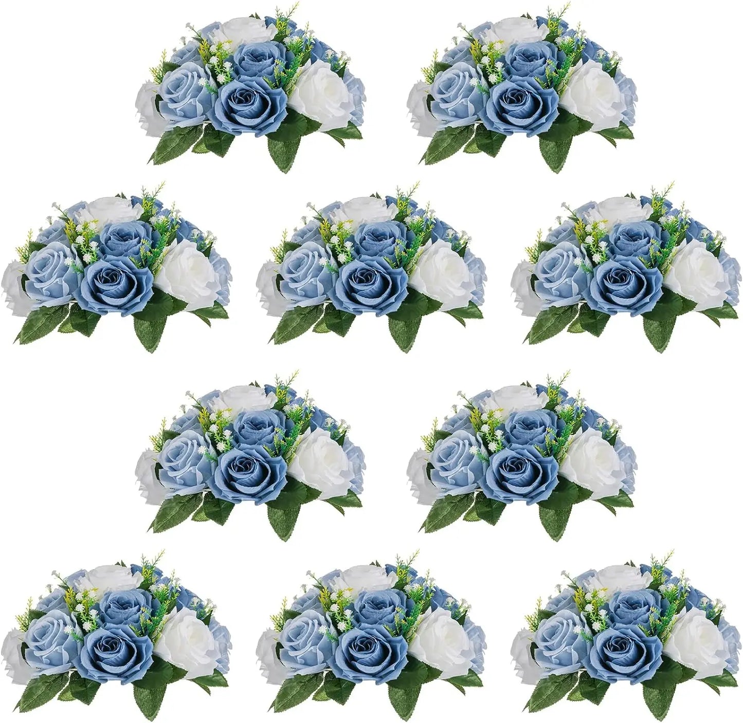 10Pcs 9.5 inch Diameter Flower Ball
