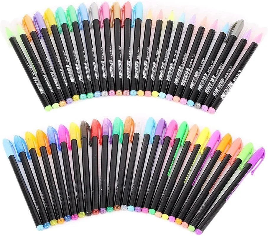 48 Piece Gel Color Pens
