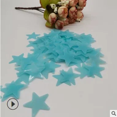 100 PCS 3D Stars