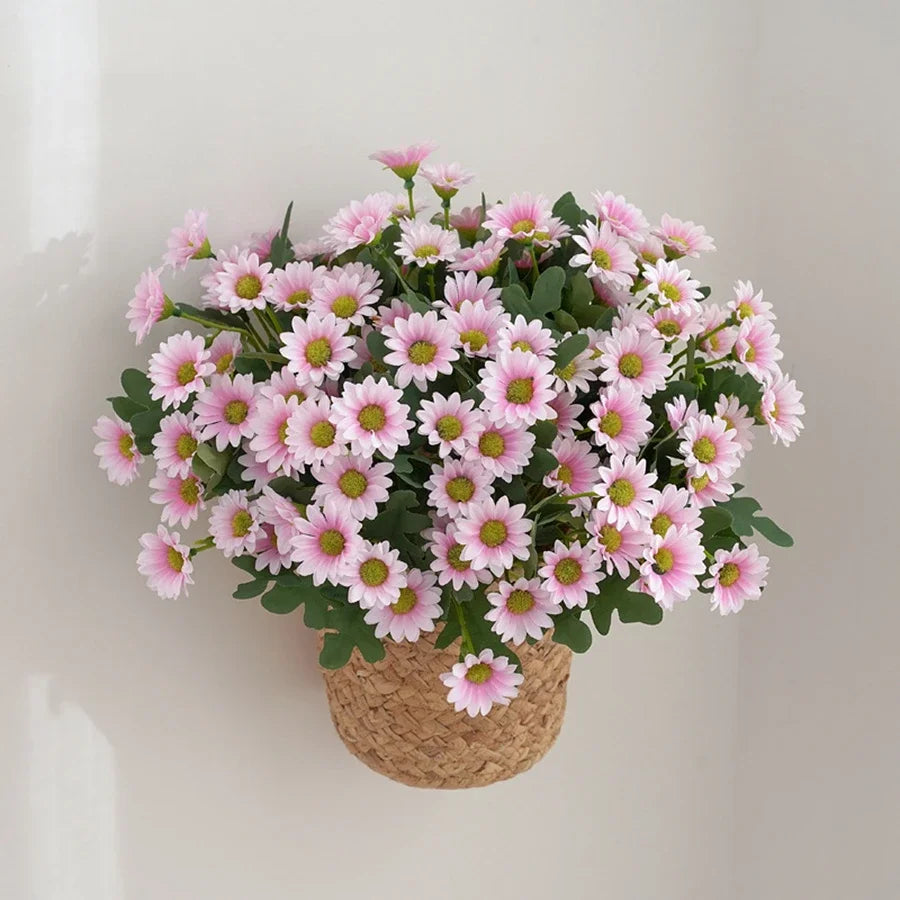 Autumn Flowers Silk Daisy DIY Home Garden