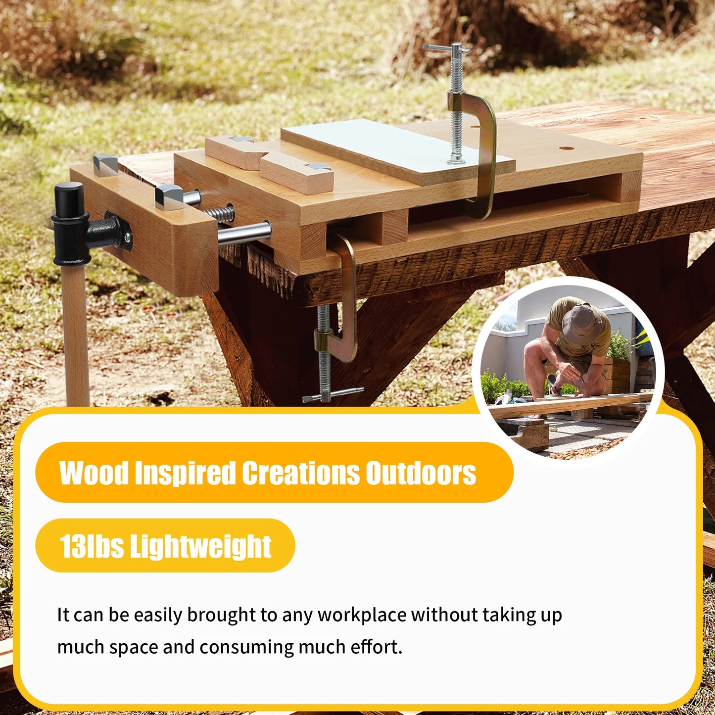 Portable Woodworking Workbench