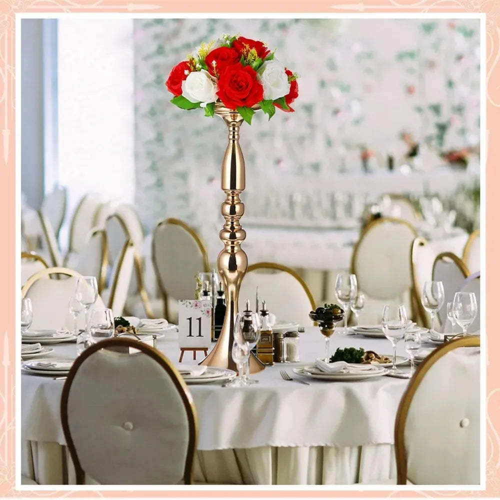 24 Pcs Metal Wedding Centerpiece