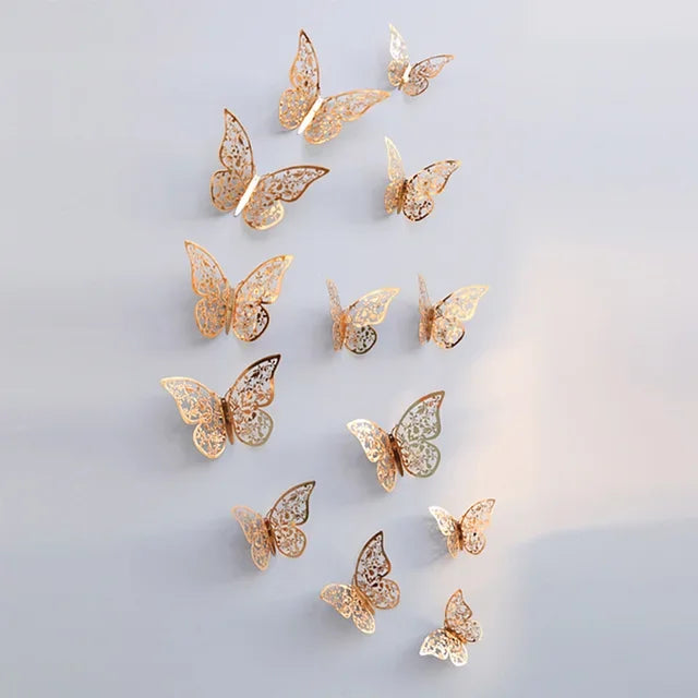 3D Butterfly Wall Decals