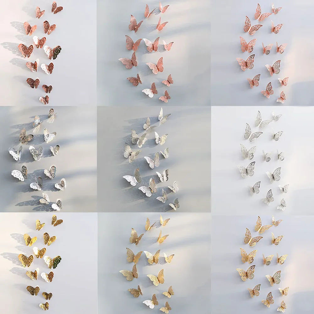 3D Butterfly Wall Decals