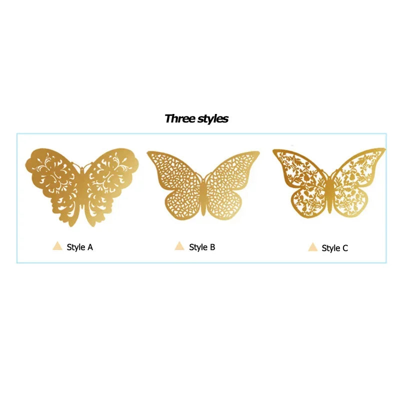 3D Butterfly Wall Decals