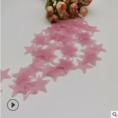 100 PCS 3D Stars