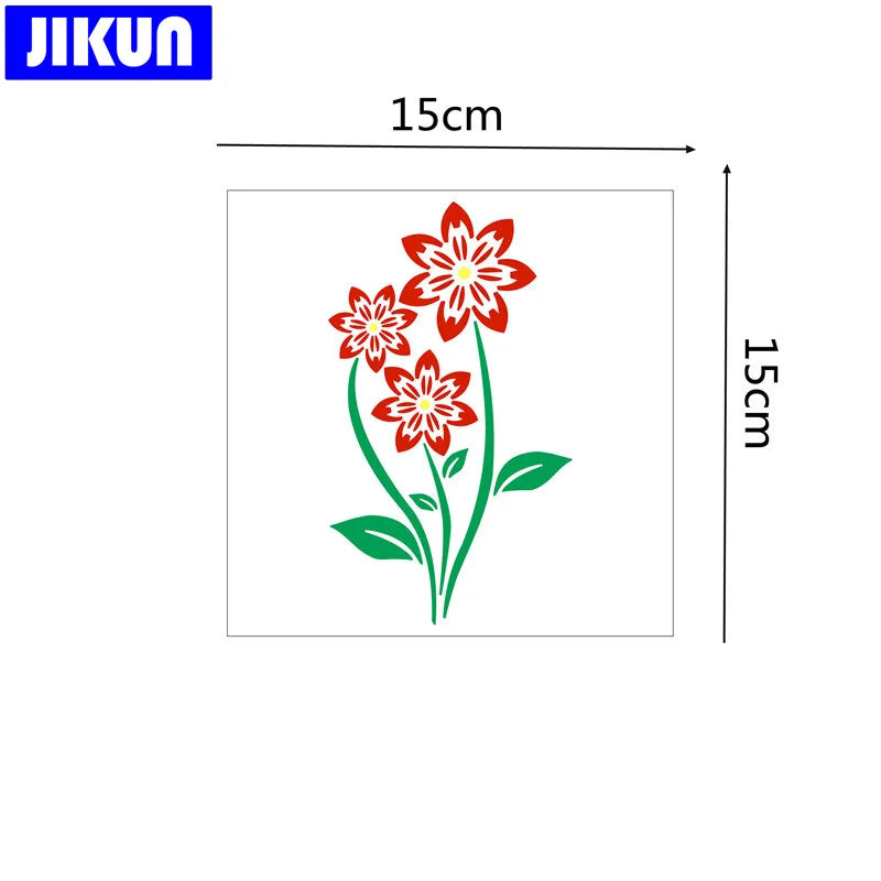 20pcs Flower Stencils