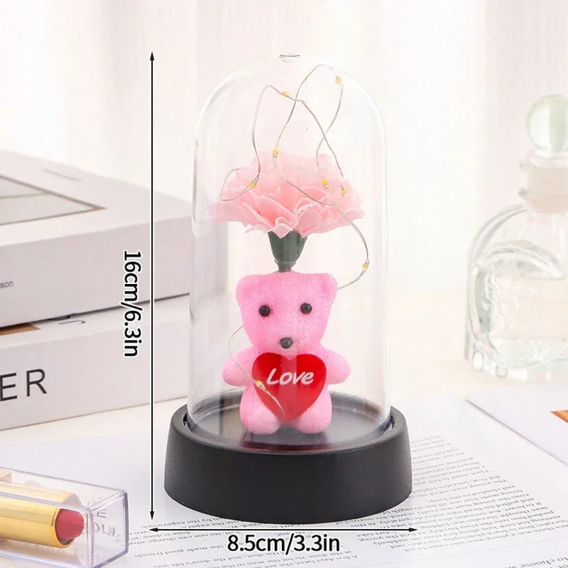 Rose Light Artificial Galaxy Eternal Rose Flower Valentines Day Flower Gifts Artificial Flowers Home Decorative Craft Supplies