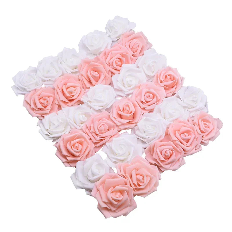 20Pcs 6cm Big PE Foam Roses