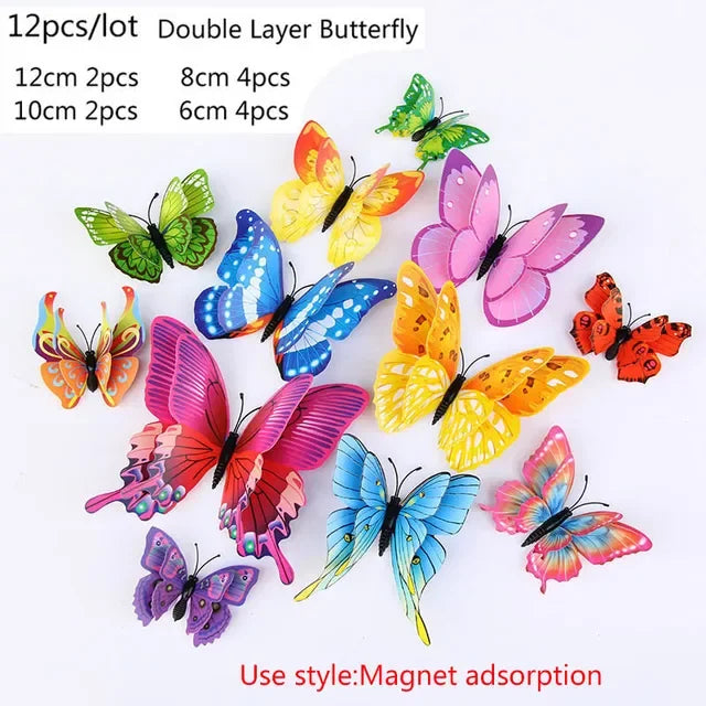 Multicolor Butterflies Wall Sticker