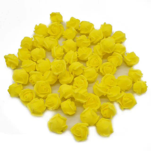 50pcs 2cm Mini Roses