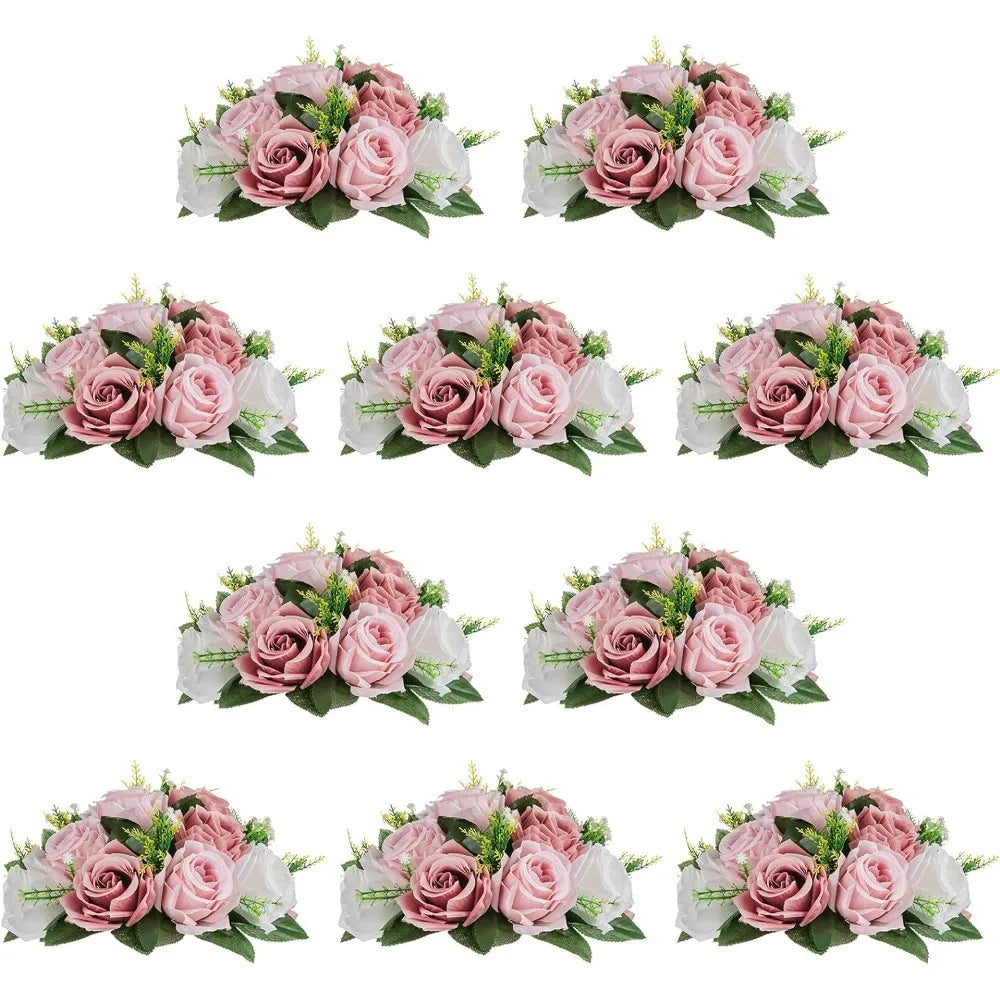 10Pcs 9.5 inch Diameter Flower Ball