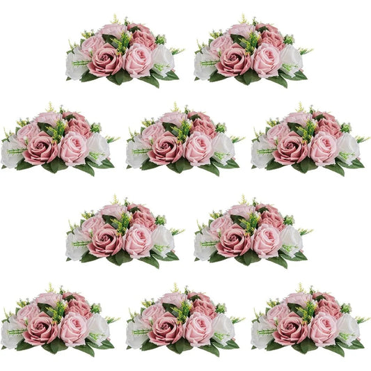10Pcs 9.5 inch Diameter Flower Ball