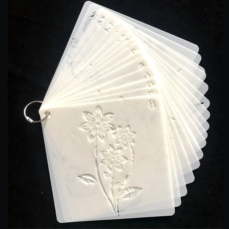 20pcs Flower Stencils