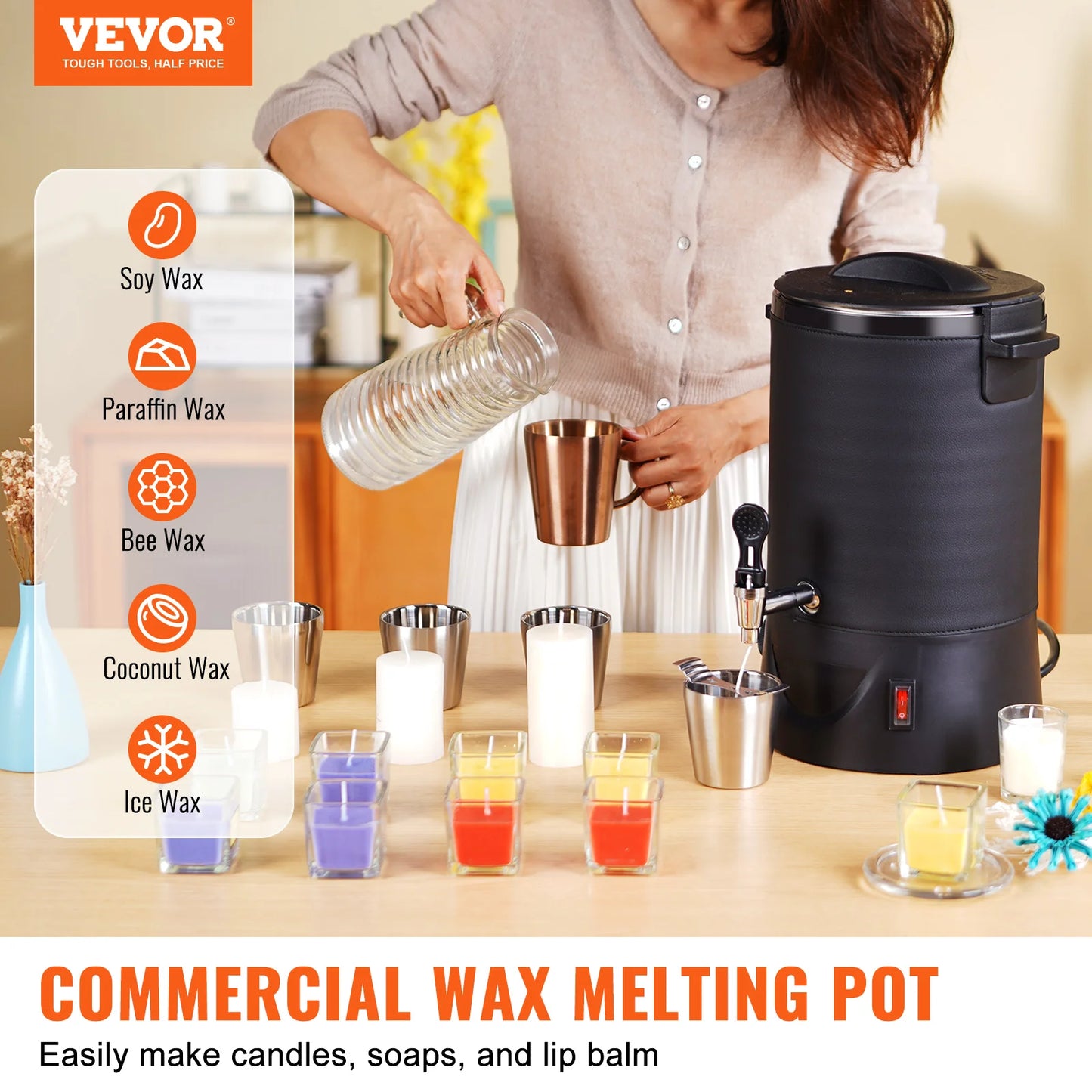 VEVOR 6.5L 10L Wax Melter