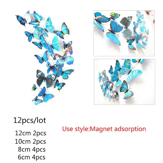 Multicolor Butterflies Wall Sticker
