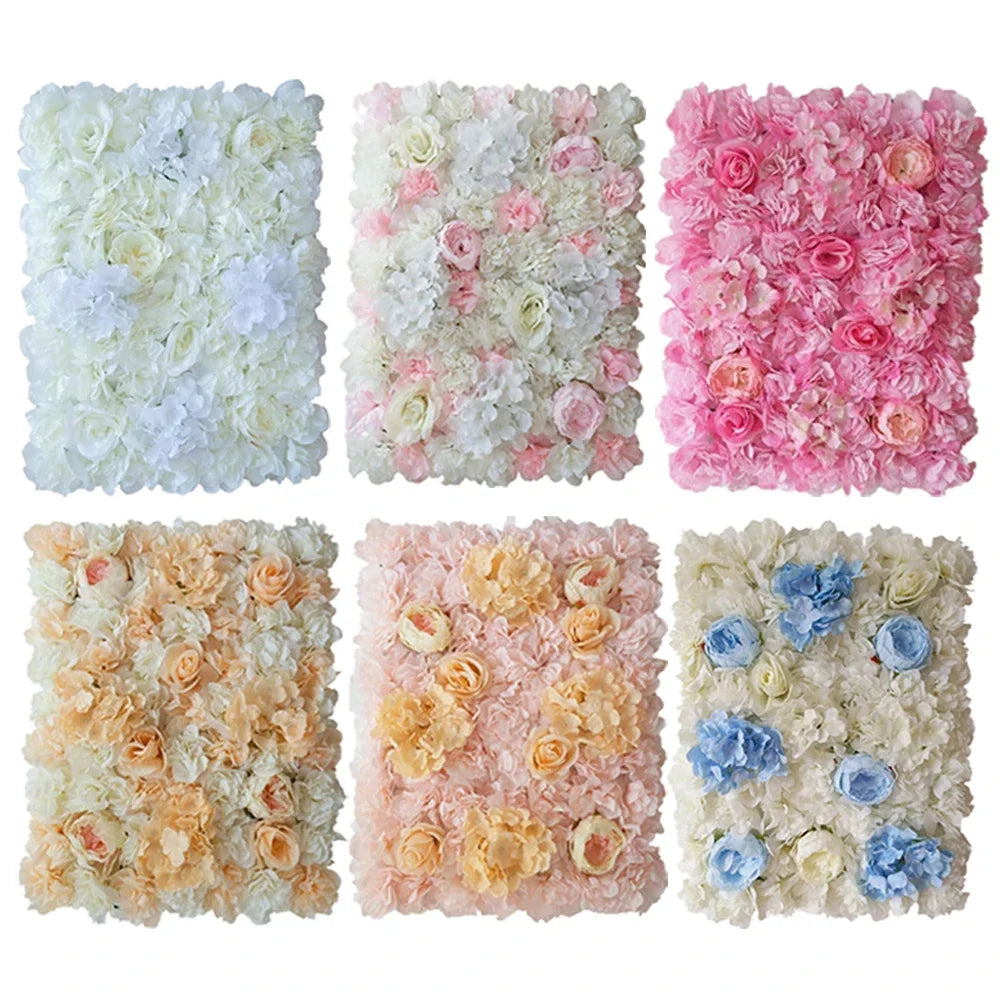 60x40cm Artificial Flowers DIY Back Prop
