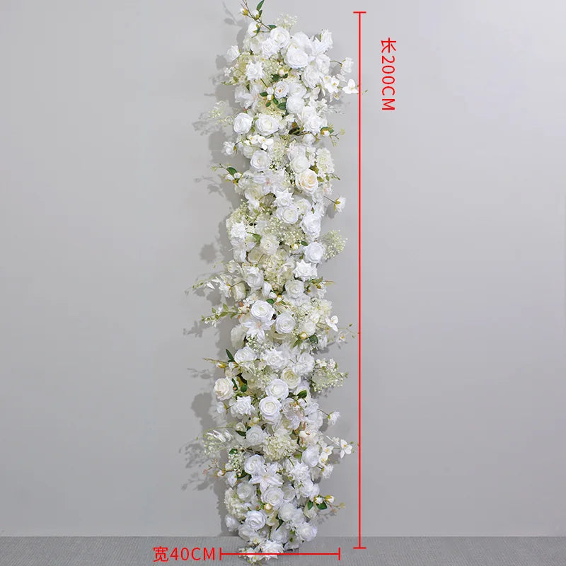 White Rose Babys Breath