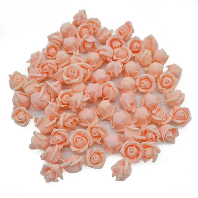 50pcs 2cm Mini Roses