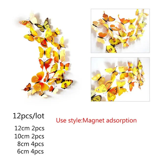 Multicolor Butterflies Wall Sticker