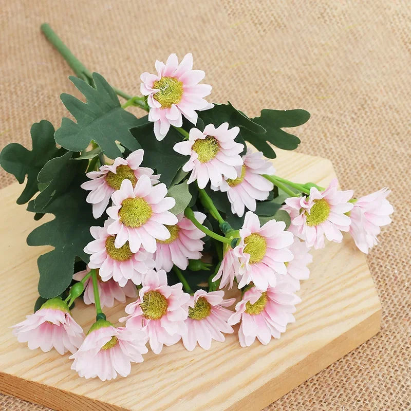 Autumn Flowers Silk Daisy DIY Home Garden