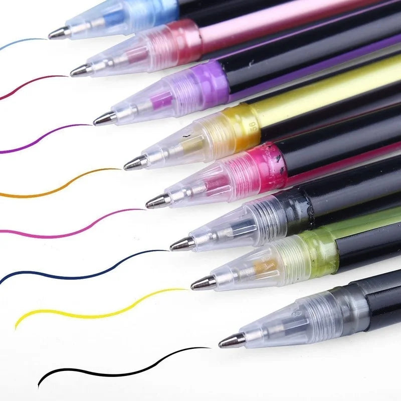 48 Piece Gel Color Pens