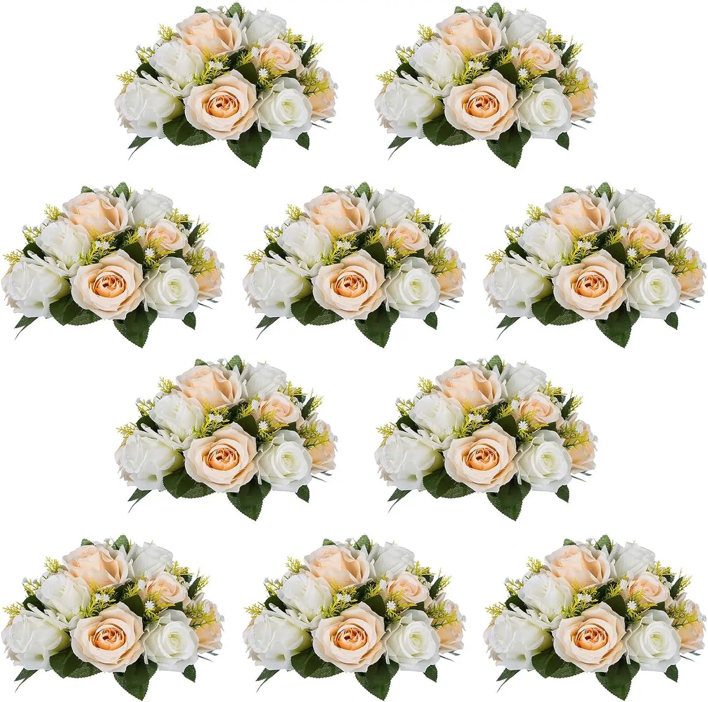 10Pcs 9.5 inch Diameter Flower Ball