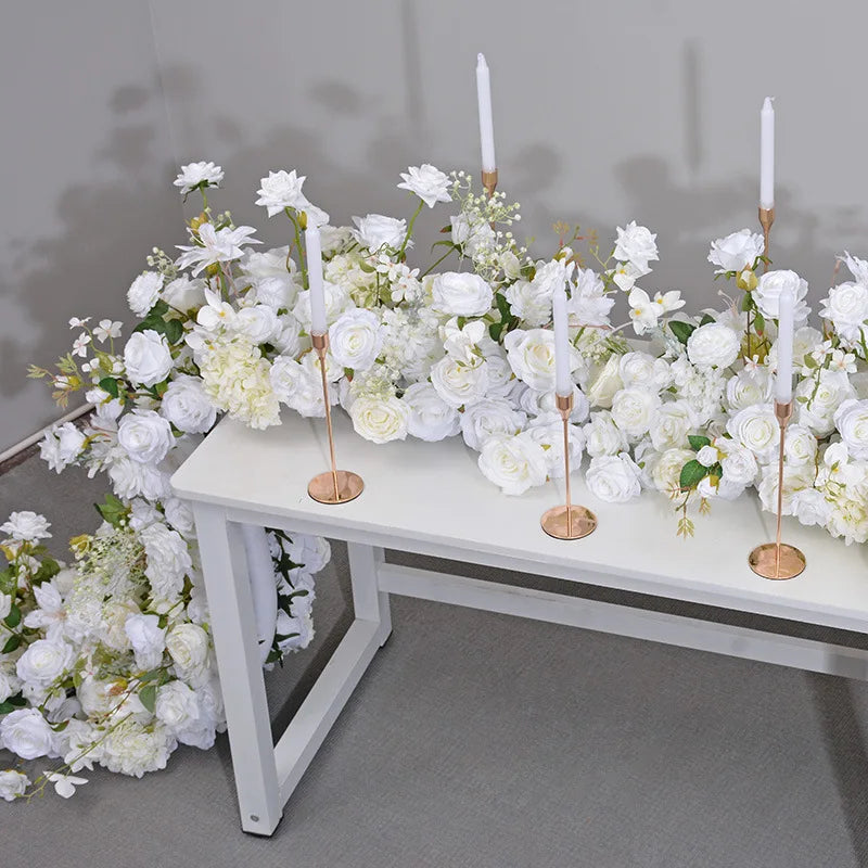 White Rose Babys Breath