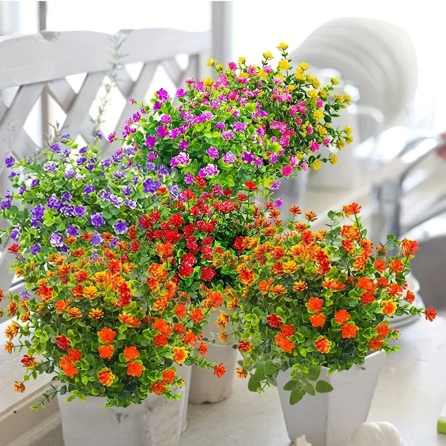 4pcsFlowers Greenery Plants
