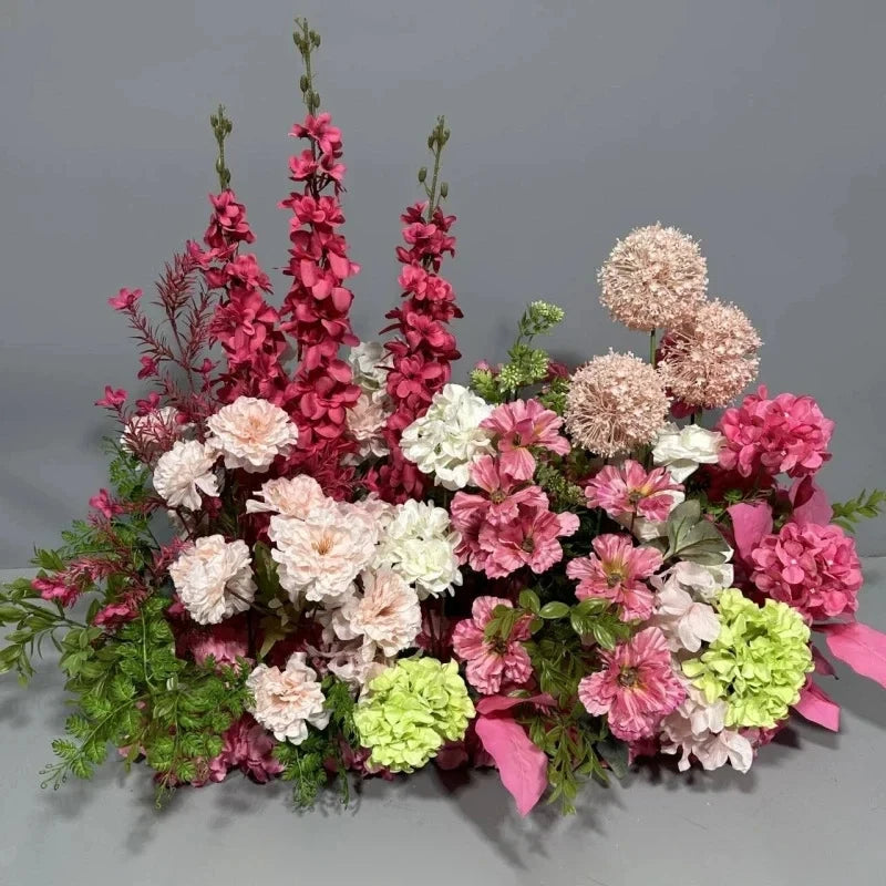Artificial Rose Hydrangea Greenery Floral
