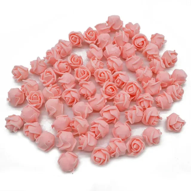 50pcs 2cm Mini Roses