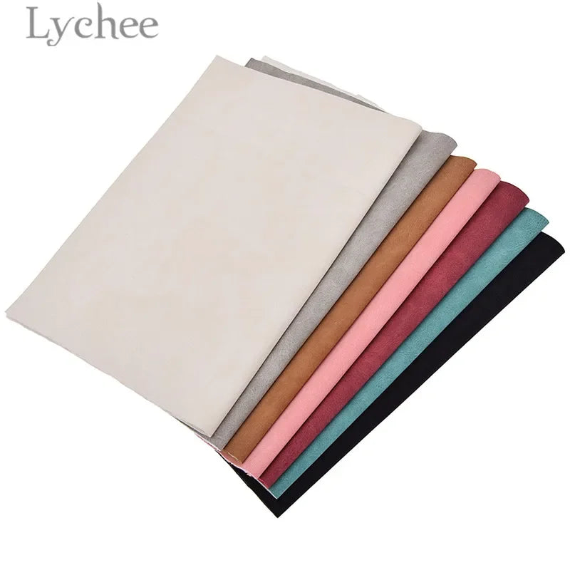 Faux Suede Leather Fabric - Waterproof Sewing Material