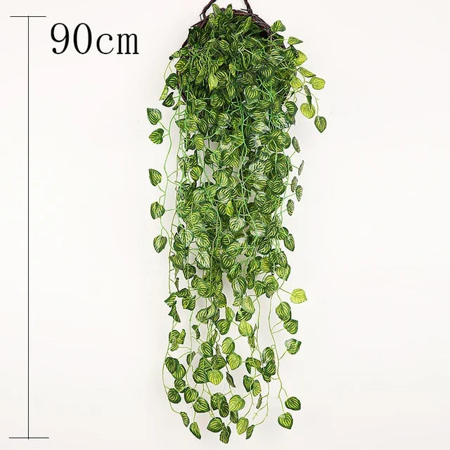 Artificial Hanging Willow Rattan Wall Decoration