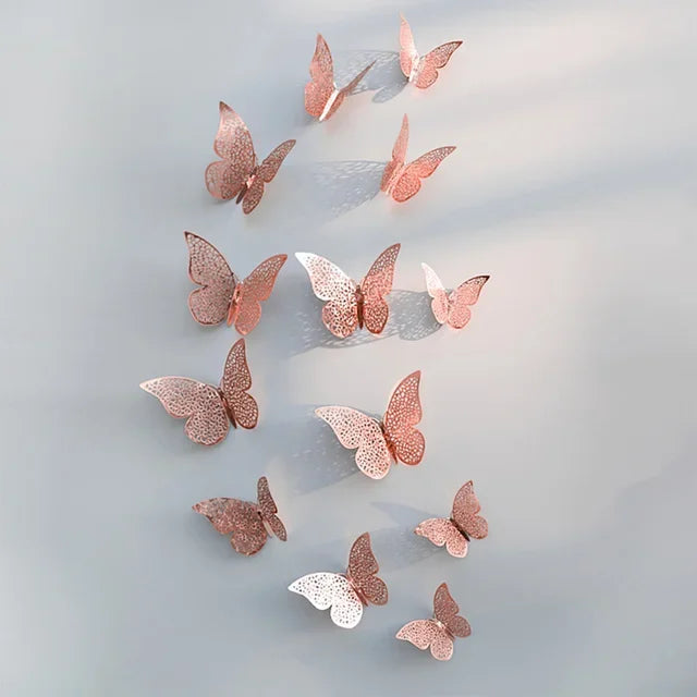 3D Butterfly Wall Decals