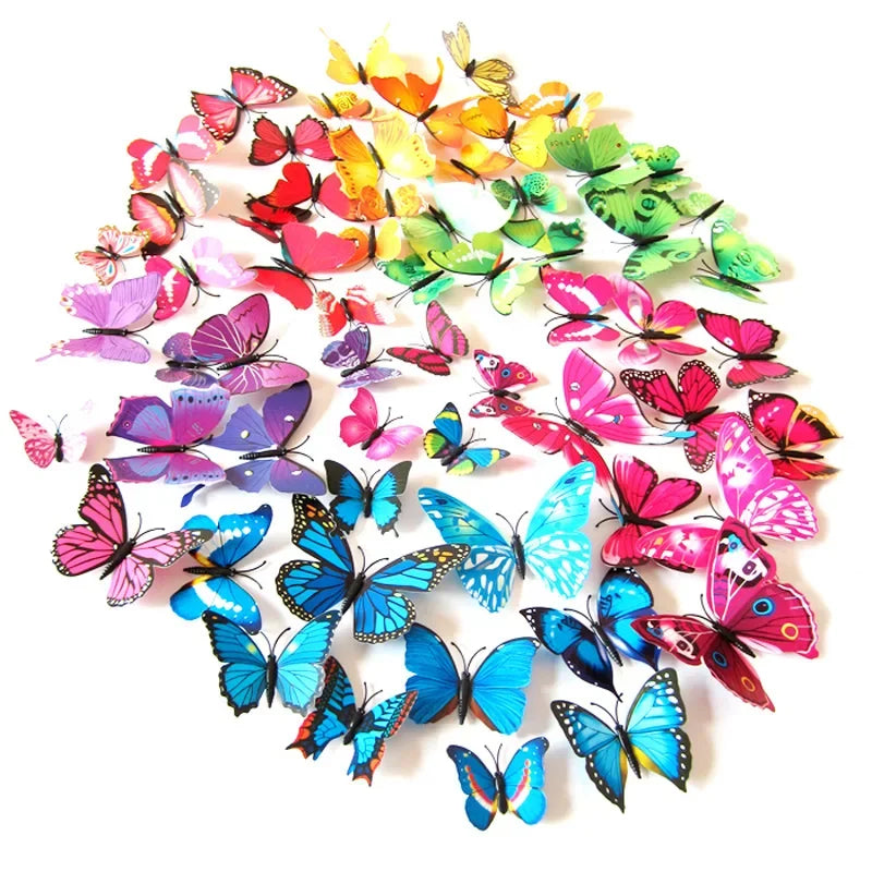 Multicolor Butterflies Wall Sticker