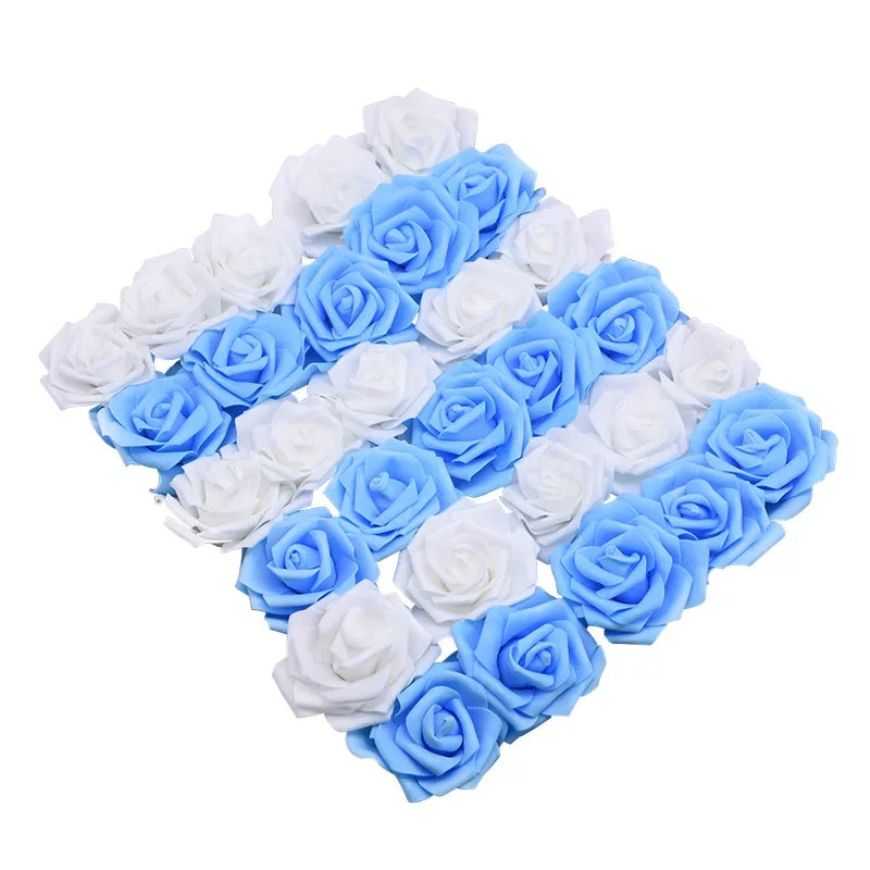 20Pcs 6cm Big PE Foam Roses