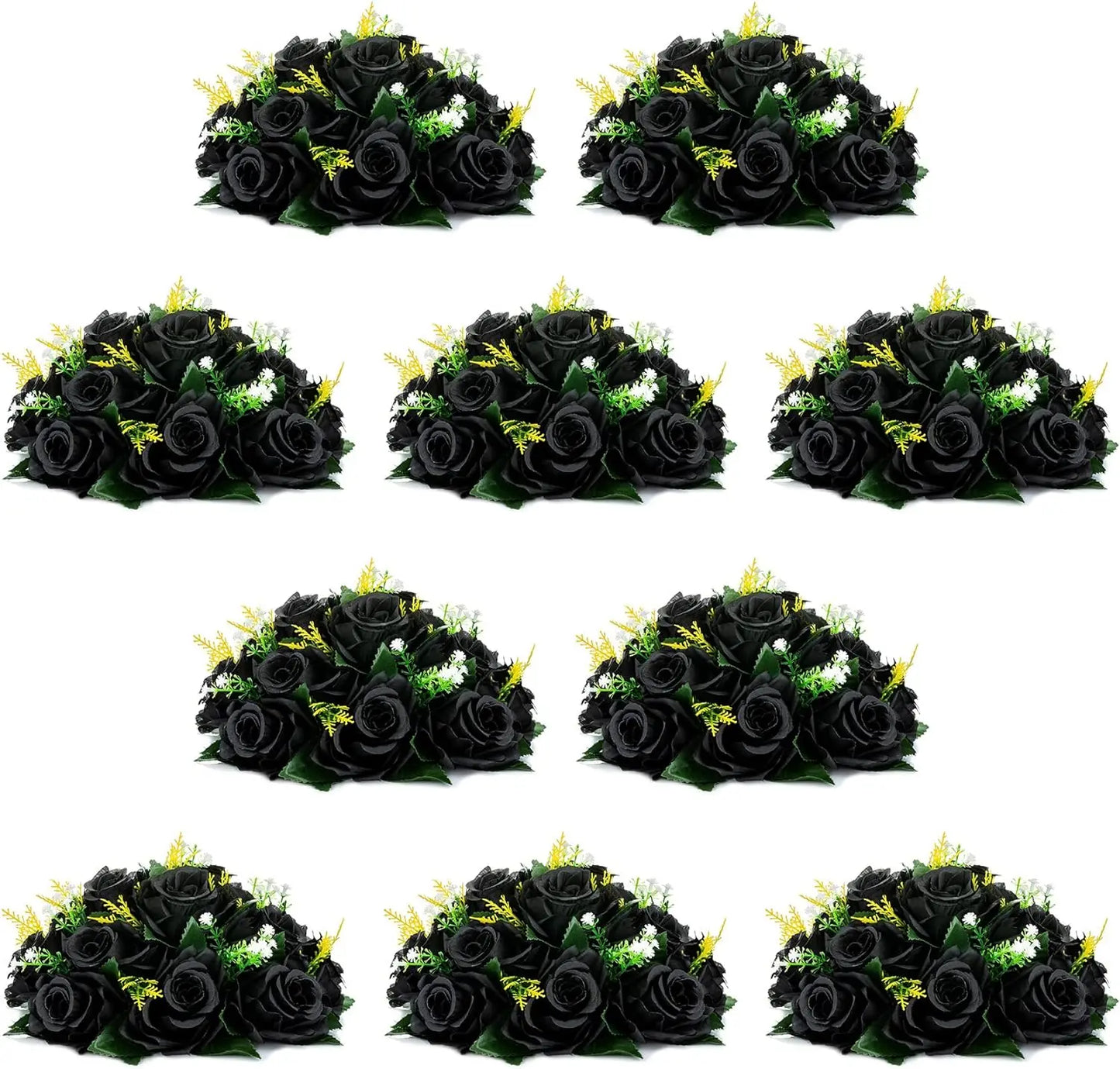 10Pcs 9.5 inch Diameter Flower Ball