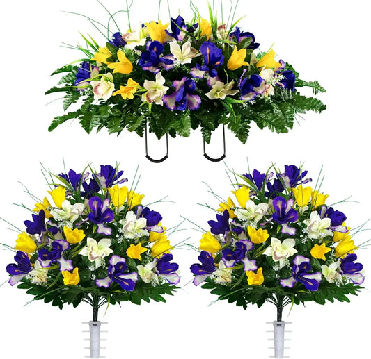 Realistic Vibrant Tulips Floral Arrangement