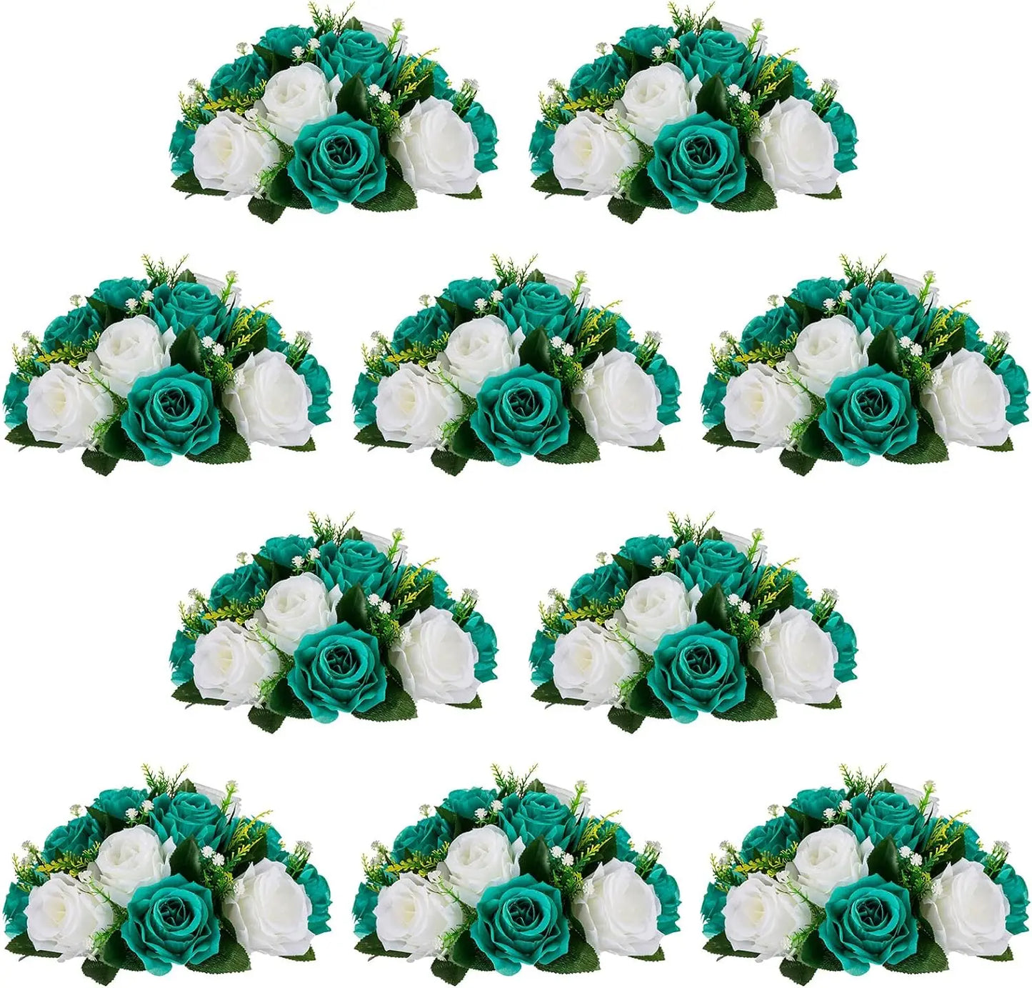 10Pcs 9.5 inch Diameter Flower Ball