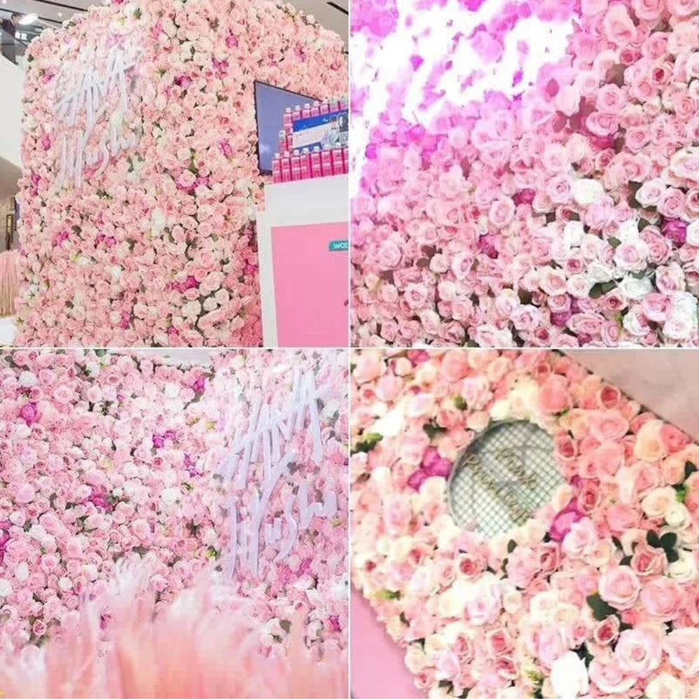 60x40cm Artificial Flowers DIY Back Prop
