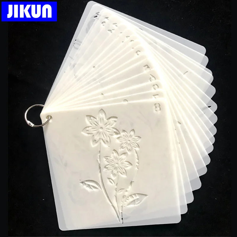 20pcs Flower Stencils